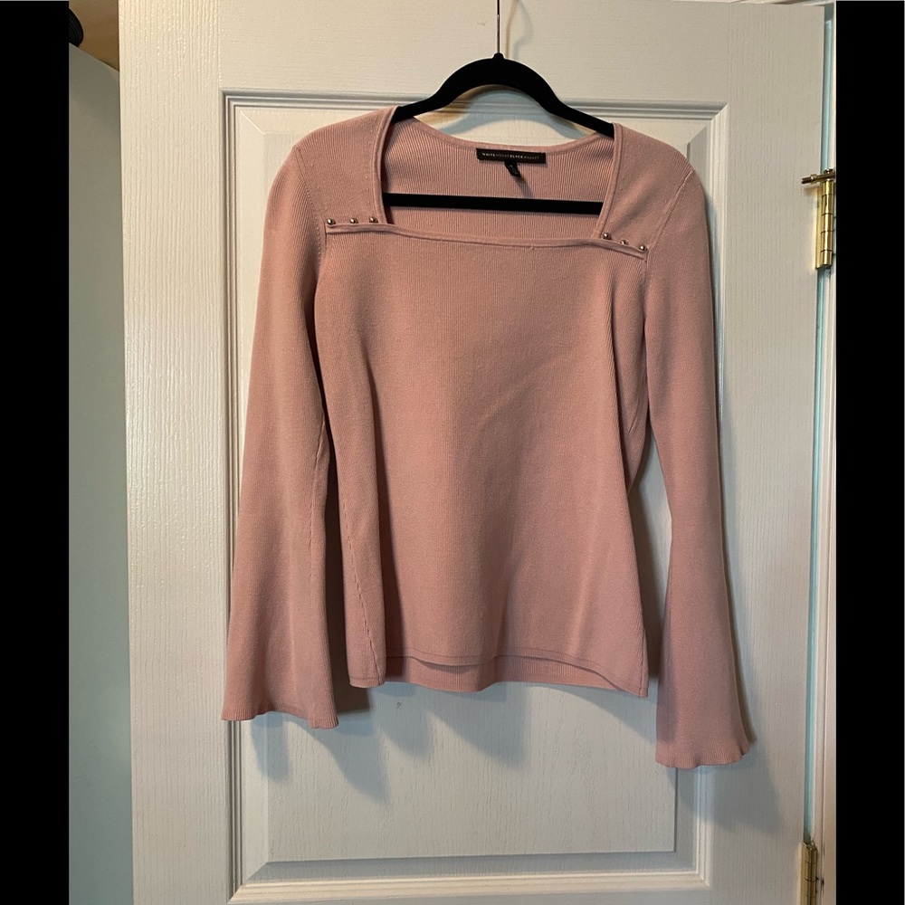 White House Black Market pink sweater